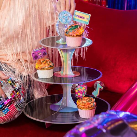 PATERA NA CIASTKA RETRO DISCO 34 X 39 CM