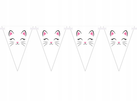 BANER FLAGI KOTEK 500 CM