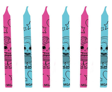 ŚWIECZKI LOL, 12 SZT.