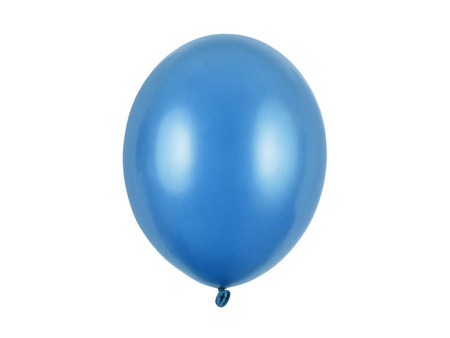 BALONY STRONG 30 CM METALIK NIEBIESKI 50 SZT