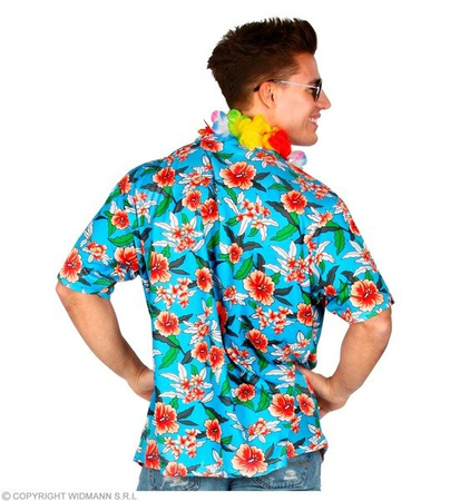 KOSZULA HAWAJSKA NIEBIESKA