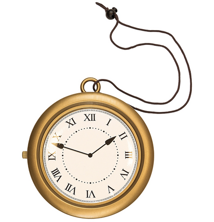 ŁAŃCUCH ZABAWKOWY ZEGAR 20 CM