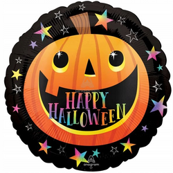 Balon foliowy Happy Halloween Dynia 45 cm
