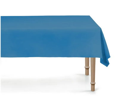 OBRUS 137 X 183 CM GRANATOWY