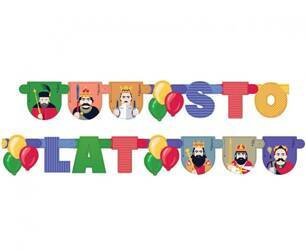 GIRLANDA KRÓLOWIE I KSIĄŻĘTA POLSKI - STO LAT 160 CM