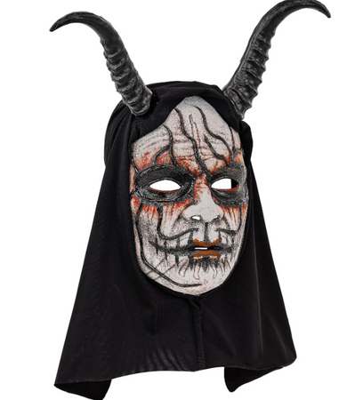 MASKA HALLOWEENOWA DIABEŁ Z ROGAMI 