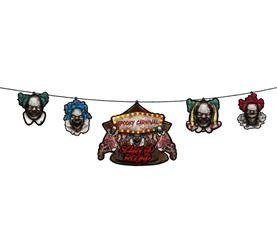 GIRLANDA KLAUNY CYRK HALLOWEEN