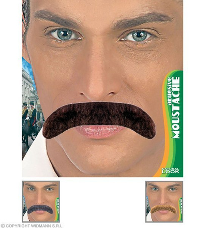 WĄSY DUŻE GŁADKIE SIWE