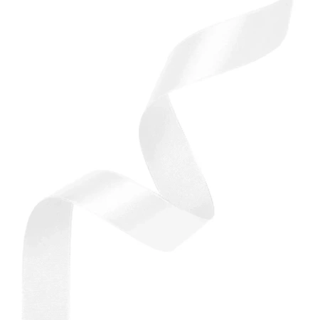 TASIEMKA SATYNOWA BIAŁA 12 MM X 23 M