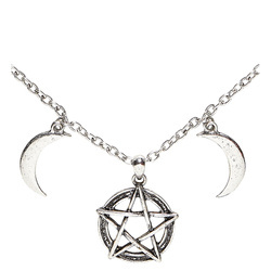 NASZYJNIK SREBRNY EZOTERYCZNY