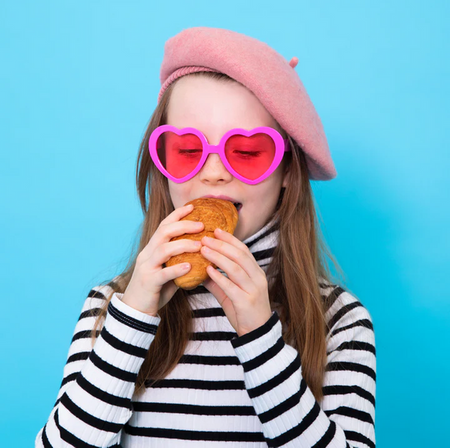 OKULARY SERCA RÓŻOWE