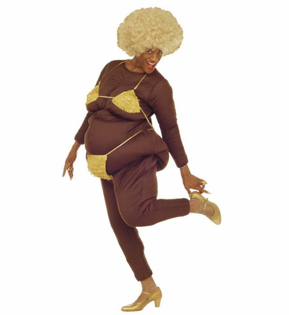 "FAT STRIPPER" (stuffed jumpsuitwith bikini)