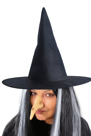 ZESTAW CZAROWNICY: KAPELUSZ + NOS 