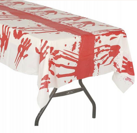 KRWAWY OBRUS 270X135 CM