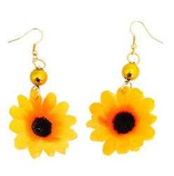 KOLCZYKI SŁONECZNIKI