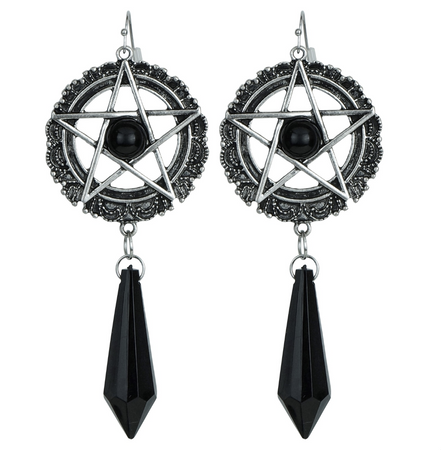 KOLCZYKI SATANISTYCZNE HALLOWEEN