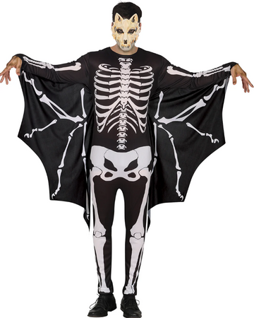STRÓJ MĘSKI SZKIELET NIETOPERZA 