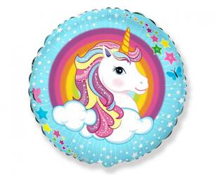 BALON FOLIOWY 18 CALI 48 CM JEDNOROŻEC