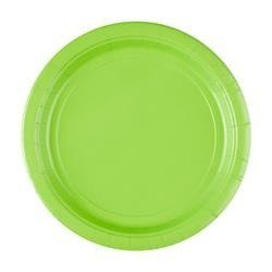 TALERZYKI PAPIEROWE ZIELONE 23 CM