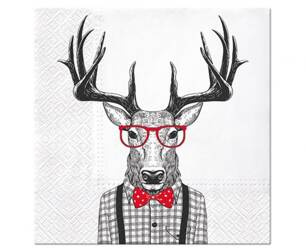 SERWETKI PAPIEROWE JELEŃ 33 CM 20 SZT.