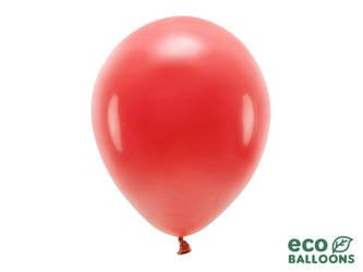 BALONY ECO 30 CM CZERWONY 100 SZT.