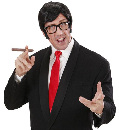 KRAWAT SATYNOWY CZERWONY