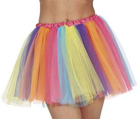 SPÓDNICZKA TUTU WIELOKOLOROWA