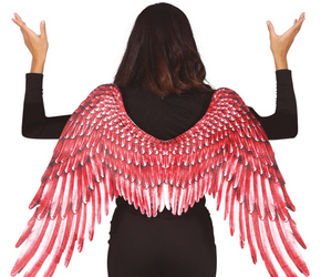 SKRZYDŁA MATERIAŁOWE CZERWONE