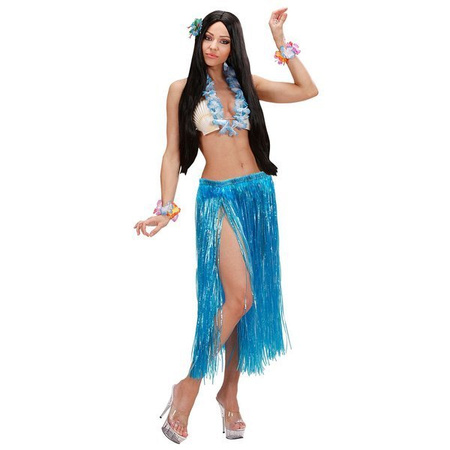 SPÓDNICA HAWAJSKA NIEBIESKA 75 cm