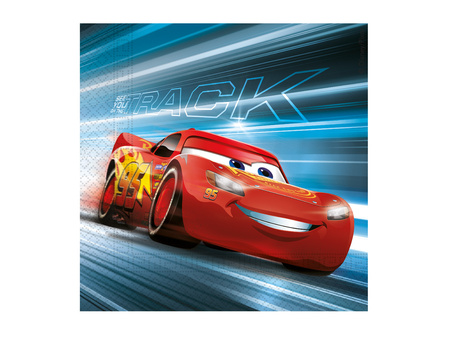 SERWETKI PAPIEROWE AUTA 33 CM 20 SZT DISNEY