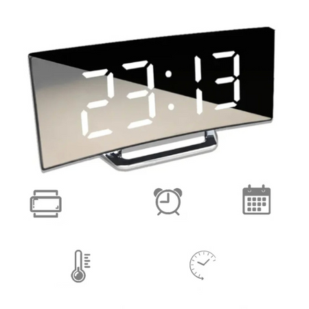 ZEGAR CYFROWY ELEKTRONICZNY BUDZIK LED