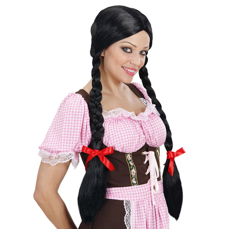 PERUKA GÓRALKA GRETA CZARNA