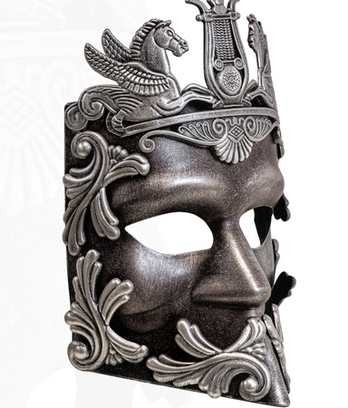 MASKA GREKA RZYMIANINA SREBRNA 