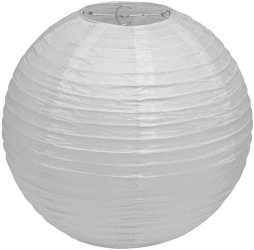 LAMPION PAPIEROWY BIAŁY 45 CM