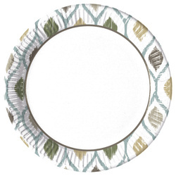 TALERZYKI PAPIEROWE BOHO 23 CM 8 SZT