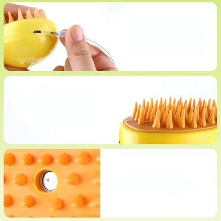 SZCZOTKA PAROWA DLA ZWIERZĄT DO PIELĘGNACJI SIERŚCI