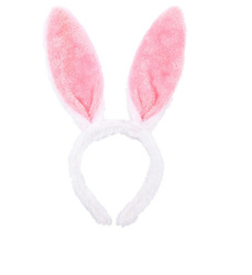 USZY KRÓLIKA BIAŁO-RÓŻOWE