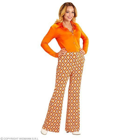 SPODNIE DAMSKIE W ROMBY