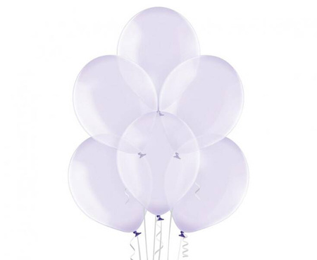 Balony Crystal Soap Purple fioletowe pastelowe 100 szt. 30 cm 12 cali