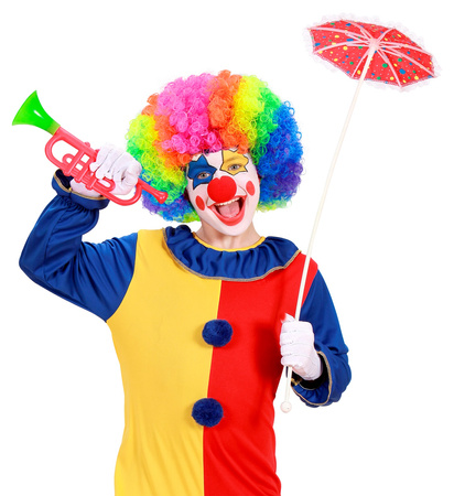 PERUKA KLAUNA MULTIKOLOR DZIECIĘCA