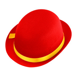 MELONIK KLAUNA W KOLORZE CZERWONYM