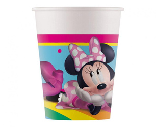 KUBECZKI PAPIEROWE MINNIE 200 ML 8 SZT