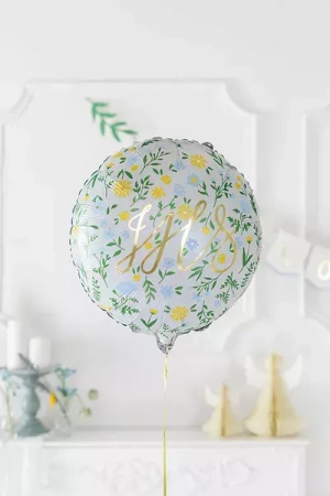 BALON FOLIOWY IHS KOMUNIA 45 CM