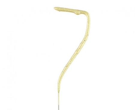 ZIMNY OGIEŃ ZŁOTA CYFRA 7