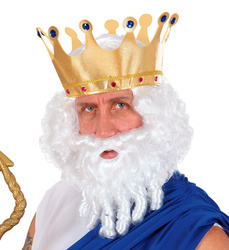 PERUKA ZEUSA + BRODA + WĄSY