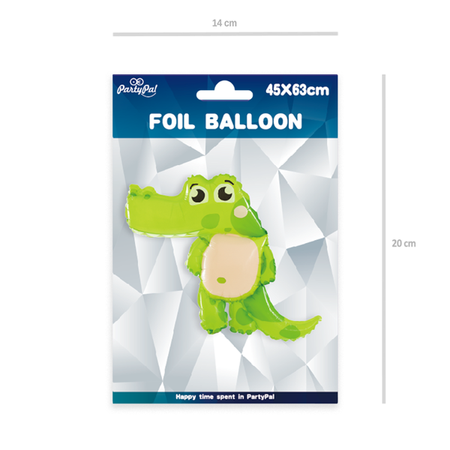 BALON FOLIOWY KROKODYLEK