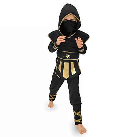 STRÓJ WOJOWNIK NINJA CZARNY 96/116