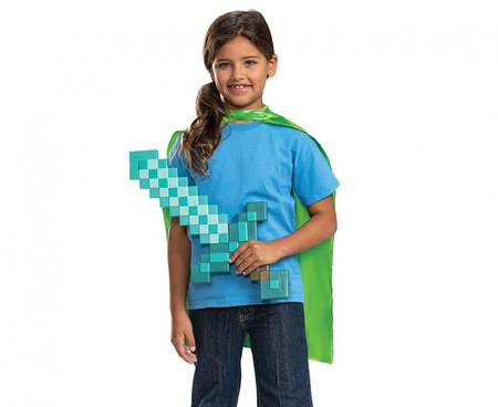 Zestaw Minecraft (licencja) miecz + peleryna rozmiar uniwersalny