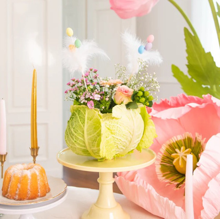 DEKORACJA JAJKA Z PIÓRKAMI NA PATYKU MIX 1 SZT. WIELKANOC