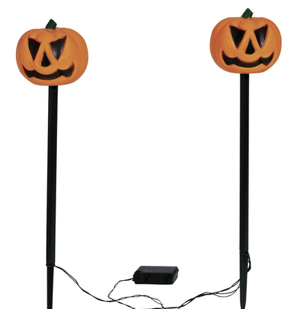 DYNIE LATARNIE Z OŚWIETLENIEM DO OGRODU 50 CM 2 SZT